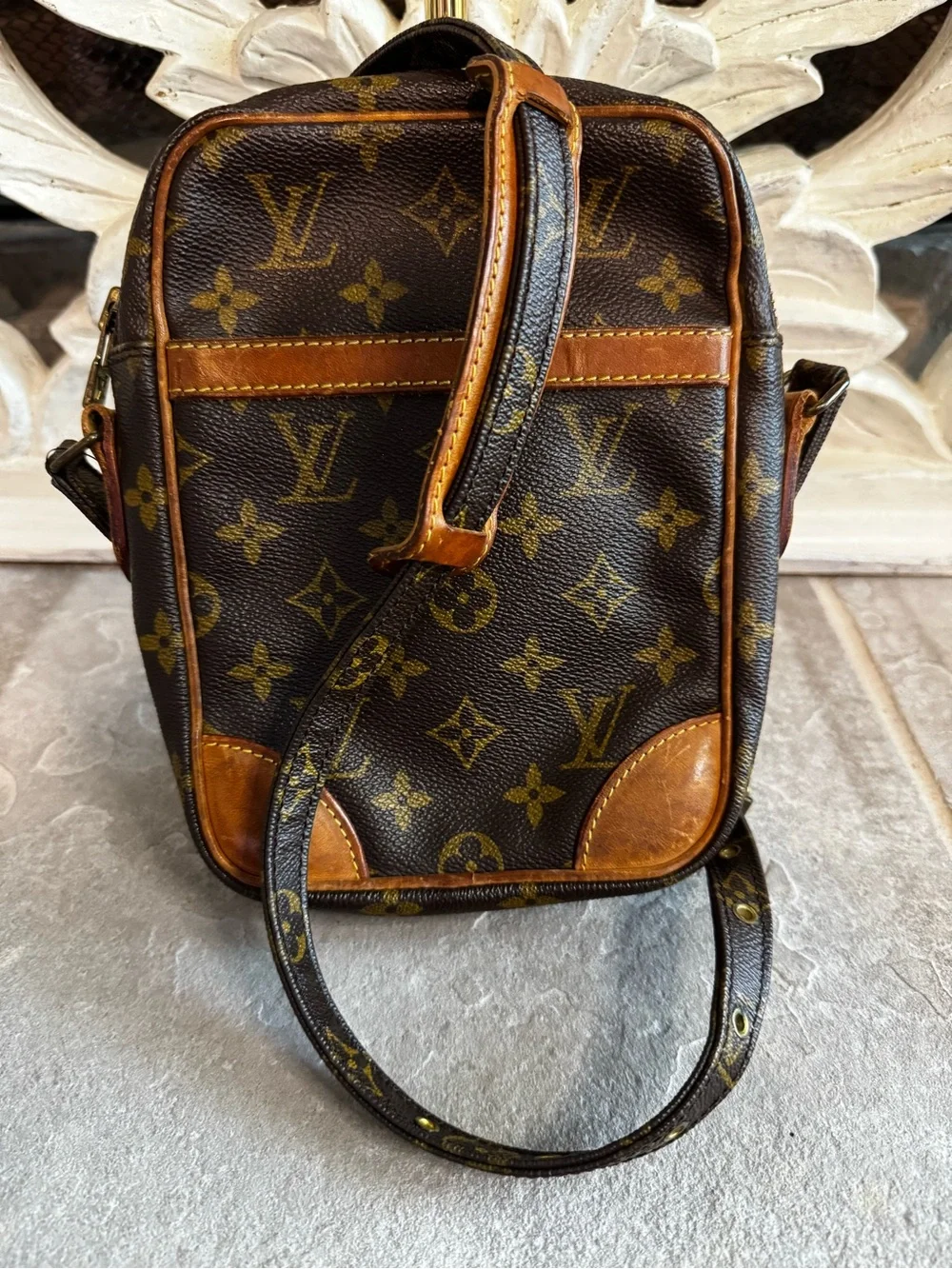 Louis Vuitton Monogram Danube Crossbody Bag with COA